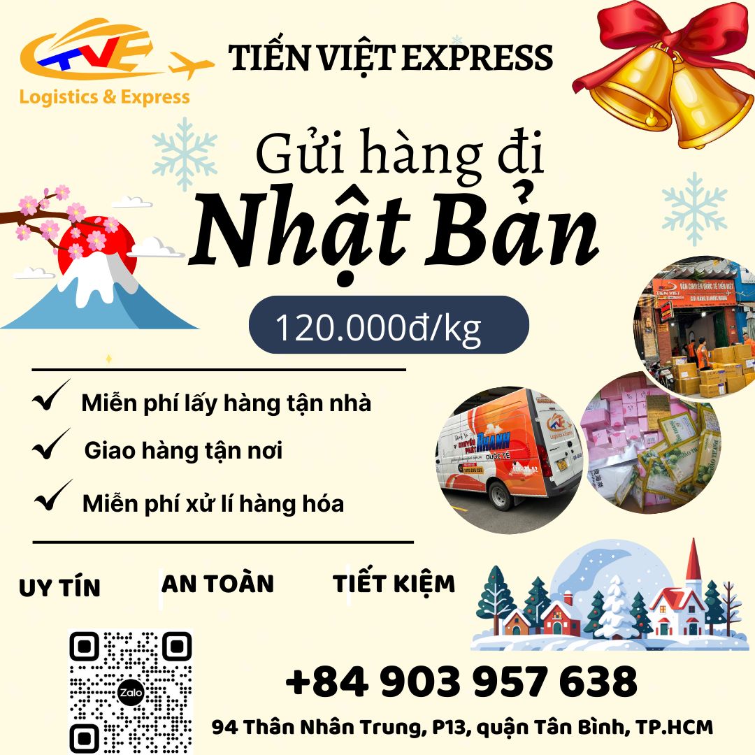 Gửi hàng đi Nhật Bản  - Tiến Việt Express